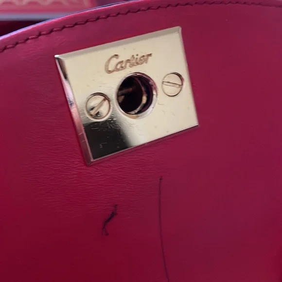 Cartier Shoulder Bag from original owner. Purchased in Nice, France in 1990. - Picture 5 of 16